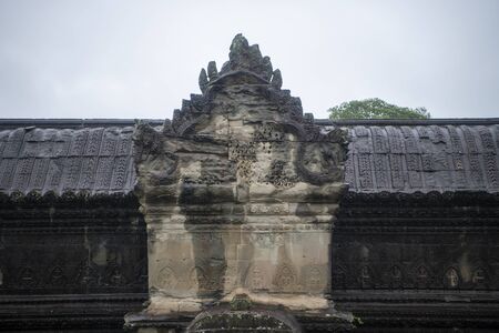 Angkor Wat is the largest temple in the world, it rains in the rainy season
