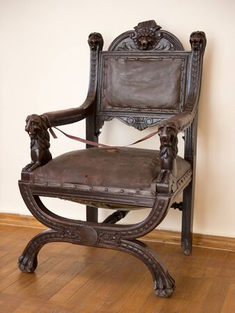 Armchair in a rich ataman house. 19 centuryの写真素材