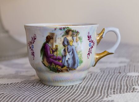 Cup from a service from the Ataman Cossack house, 19th centuryの写真素材