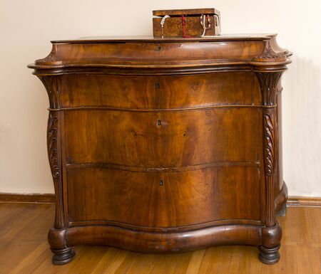  Chest and box in a rich Ataman house. 19 centuryの写真素材