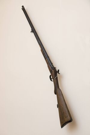Hunting rifle in a rich ataman house. 19 century