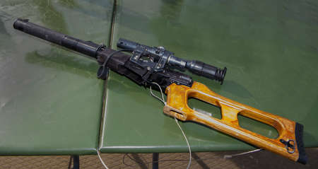 9 mm special sniper rifle VSS Vintorez.