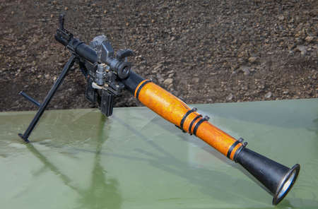 40 mm RPG-7B grenade launcher.