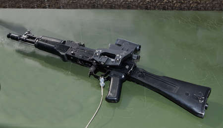 7.62 mm Kalashnikov assault rifle AK 104 (6P46).のeditorial素材