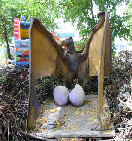 Rostov-on-Don, Russia - September 04, 2022 : Pteranodon at Dino Parkのeditorial素材