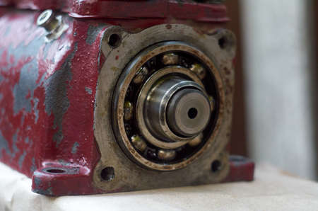 Photo of crankshaft bearing from disassembled engine