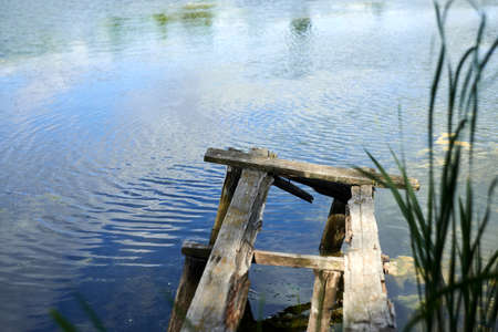 Photo of great place for fishing in the morningの写真素材