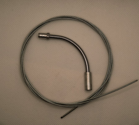 Photo of new bike brake cableの写真素材
