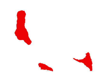 vector illustration of Comoros mapのイラスト素材