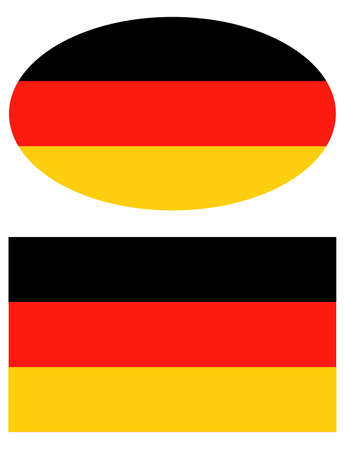 vector illustration of Germany flagのイラスト素材