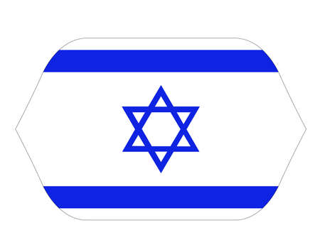 vector illustration of Israel flagのイラスト素材