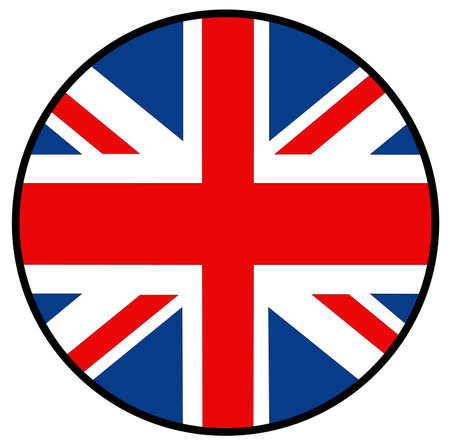 vector illustration of United Kingdom flagのイラスト素材