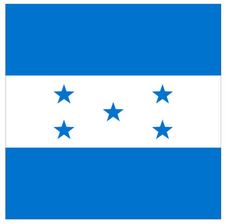 vector illustration of Honduras flagのイラスト素材