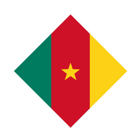 vector illustration of Cameroon flagのイラスト素材