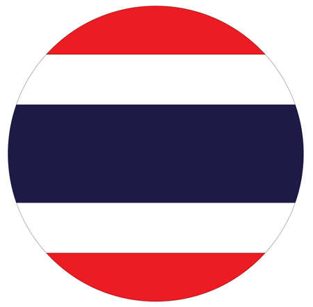 vector illustration of Thailand flagのイラスト素材