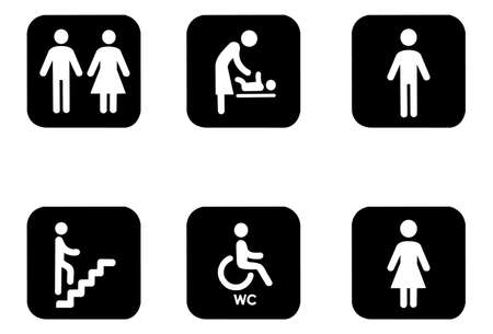 vector illustration of information signsのイラスト素材