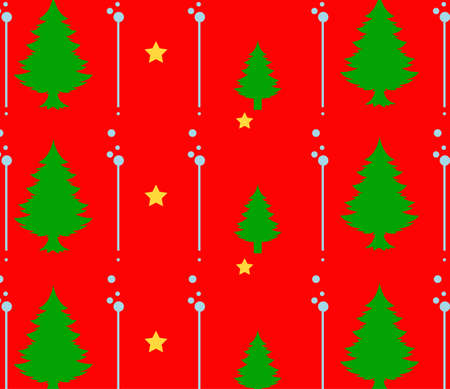 vector illustration of winter patternのイラスト素材