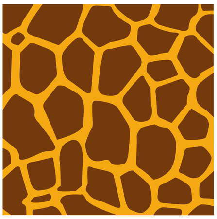 vector illustration of animal print giraffeのイラスト素材