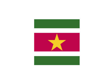 vector illustration of Suriname flagのイラスト素材