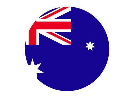 vector illustration of Australia flagのイラスト素材
