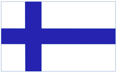 finland flagのイラスト素材