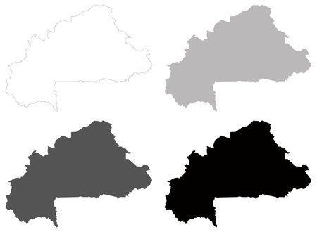 vector illustration of map of Vitoria-Gasteiz regionのイラスト素材