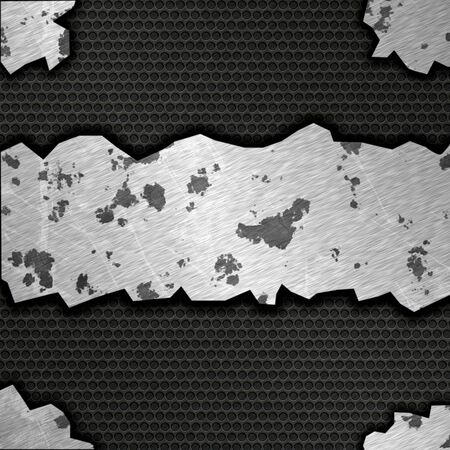 metal wallの写真素材