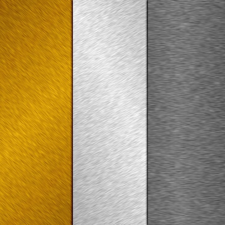 metal bannerの写真素材