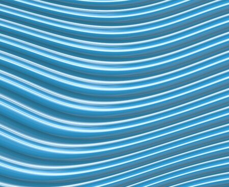 blue waveの写真素材