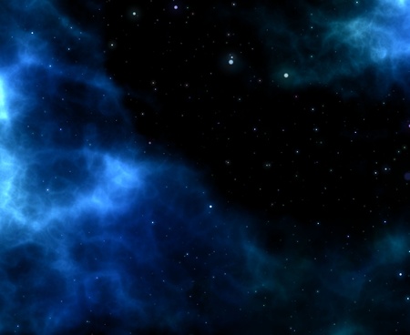 blue nebulaの写真素材