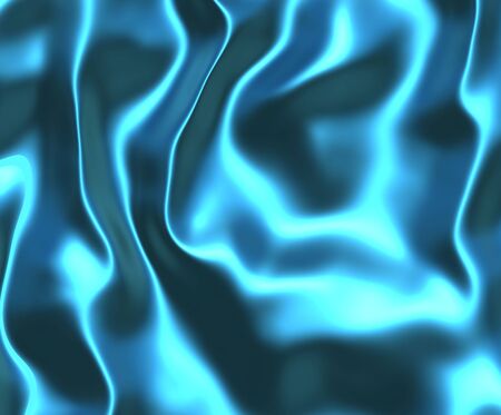 blue silkの写真素材