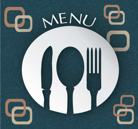 Retro Menu Design のイラスト素材