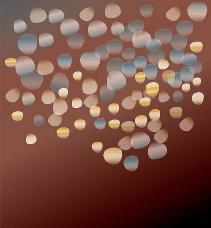 Abstract Vector Background with Shiny, Shimmering Light Circlesのイラスト素材
