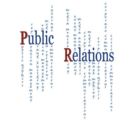 Public Relations. PR Graphic Presentationのイラスト素材