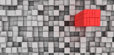 3D Blocksの写真素材