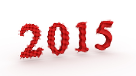Represents the new year 2015の写真素材