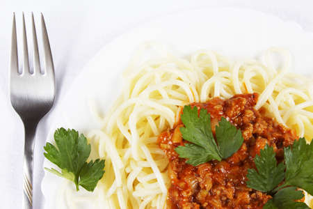 Spaghetti bologneseの写真素材