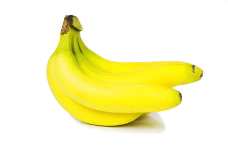 Bananas isolated on white backgroundの写真素材