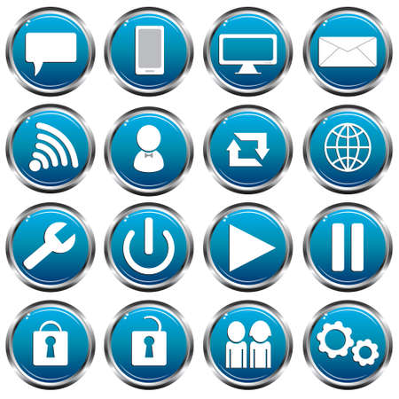 Social Iconsのイラスト素材