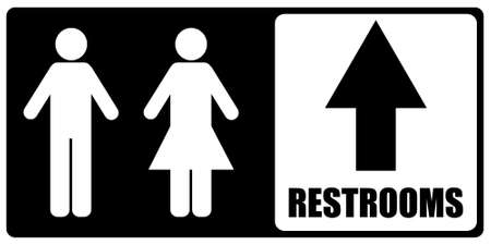 Restroom signのイラスト素材