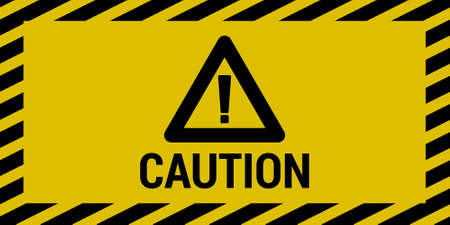 Caution signのイラスト素材