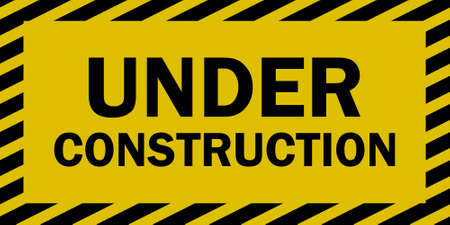 Under construction signのイラスト素材