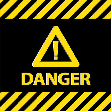 Danger signのイラスト素材
