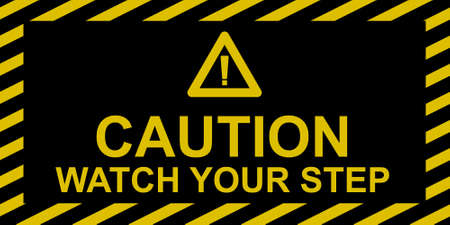 Watch Your Stepのイラスト素材