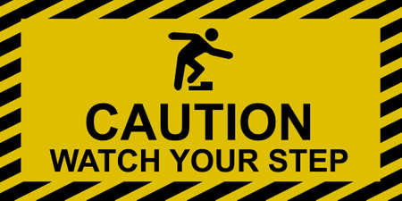 Watch Your Stepのイラスト素材