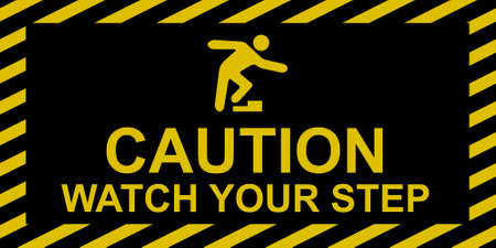Watch Your Stepのイラスト素材