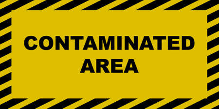 Contaminated Area Signのイラスト素材