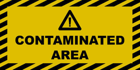 Contaminated Area Signのイラスト素材