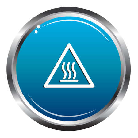 Hot surface blue iconのイラスト素材