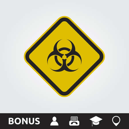 Toxic square signのイラスト素材